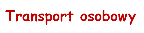 Transport osobowy